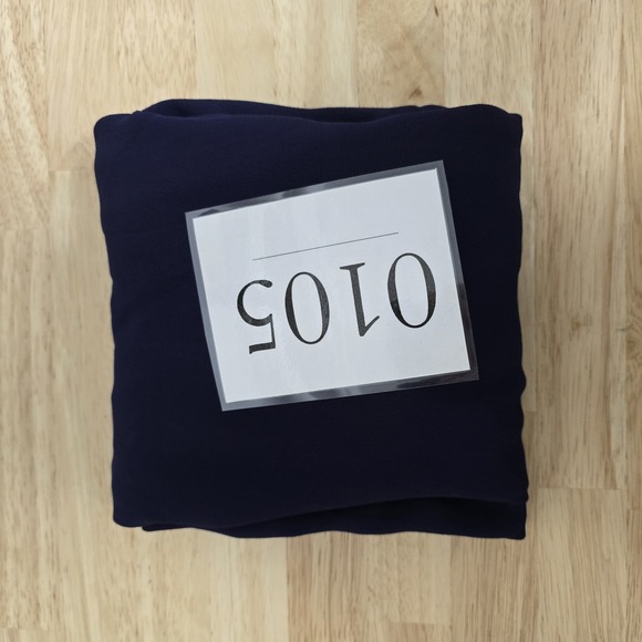 Ted Baker Dress Womens 0‎ Navy Blue Ruffle Front Long Sleeve Midi Keyhole Tie - Picture 6 of 9